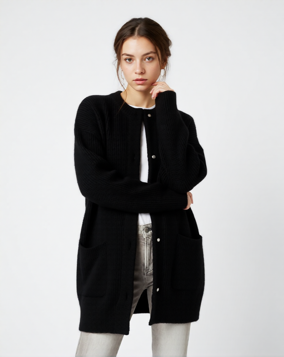 Luxurious Elegant Long Cardigan for Women