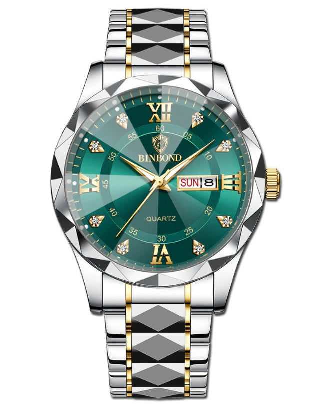 Stylish Durable Stainless Steel Wristwatch for Men