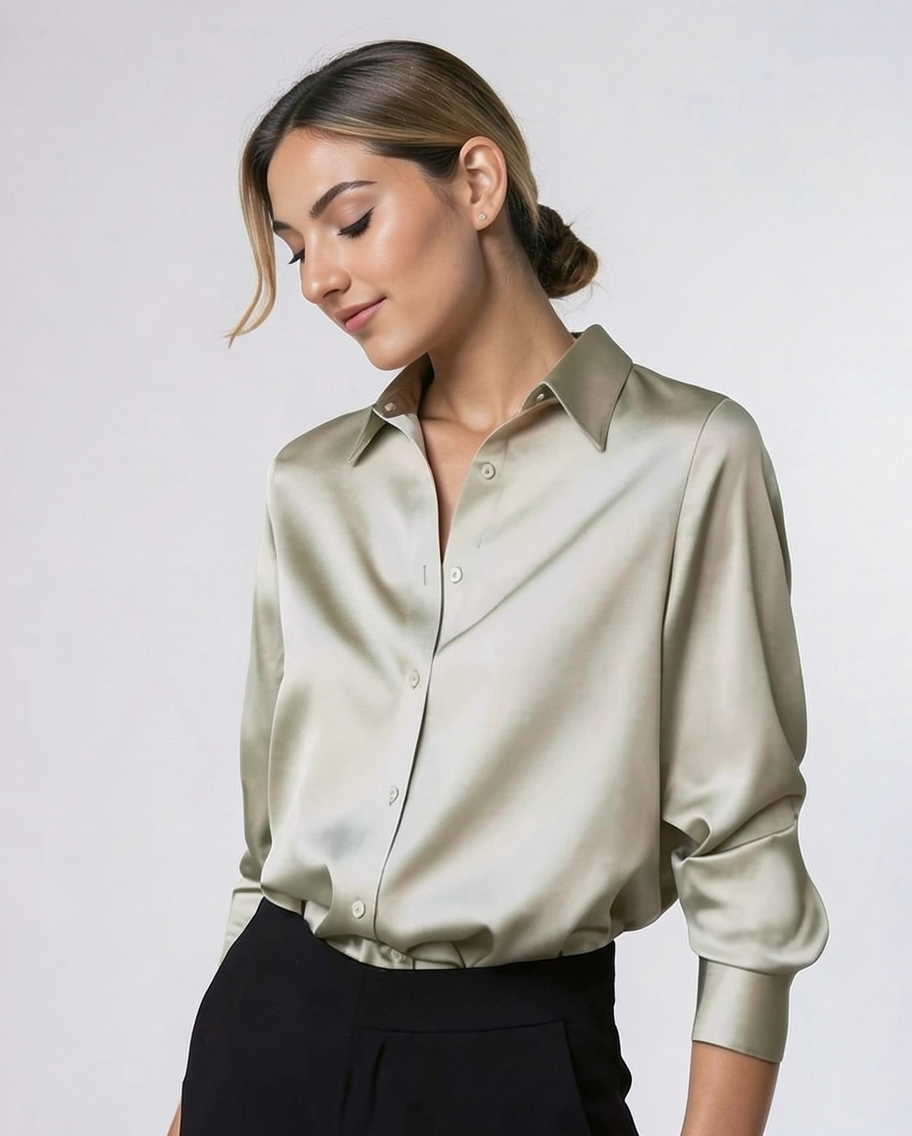 Chic Elegant Long Sleeve Blouse for Women