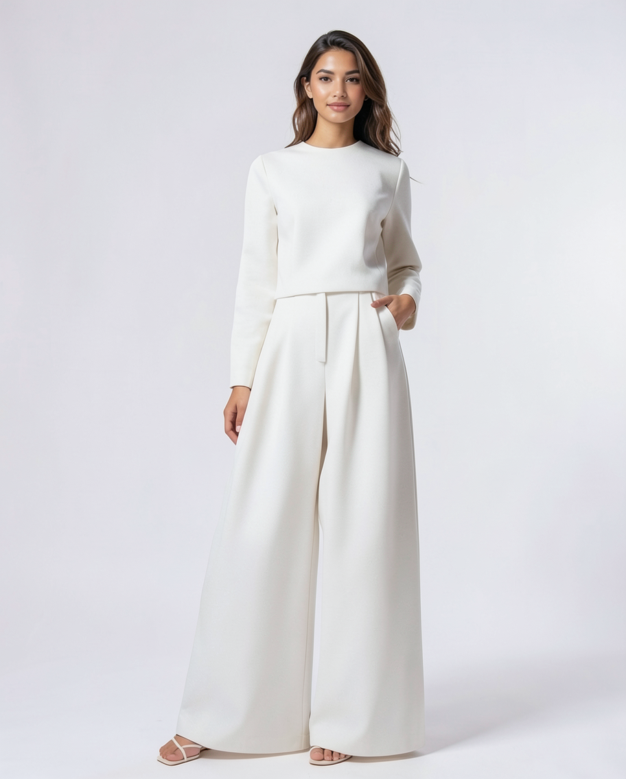 Chic Relaxed Fit Two-Piece Outfit Set
