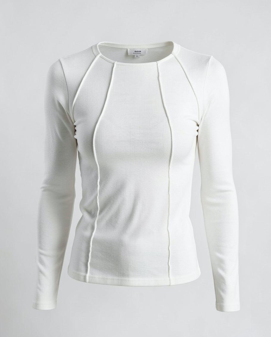 Cozy Ribbed Womens Long Sleeve T Shirts