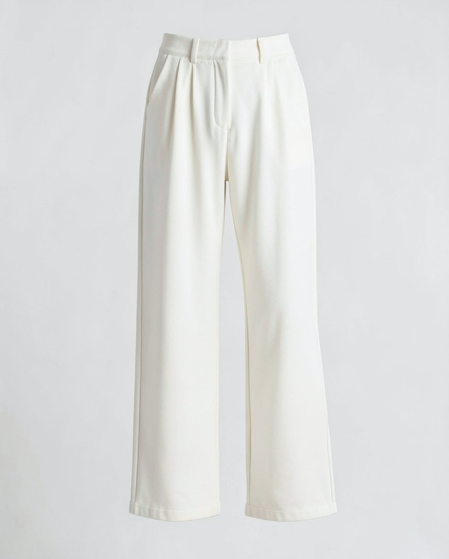 Chic Black Wide Leg Trousers for Women