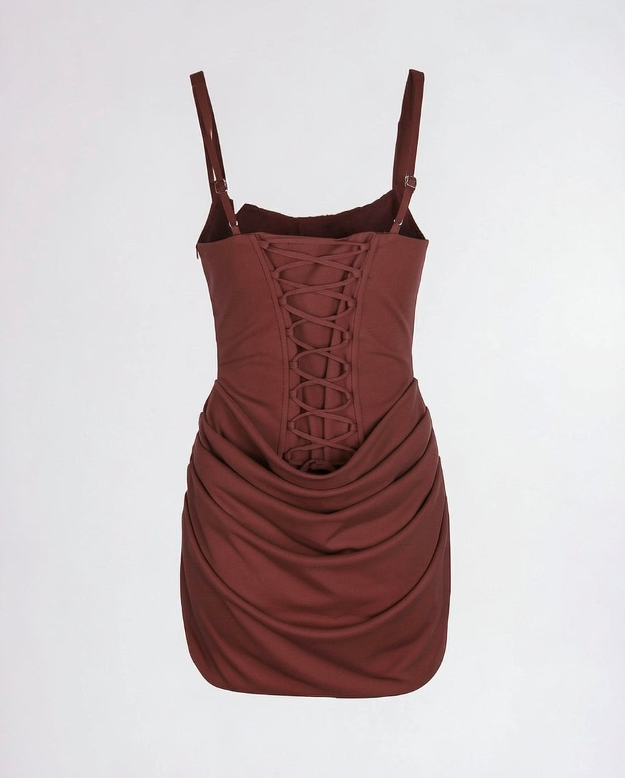 Structured Sculpting Mini Dress