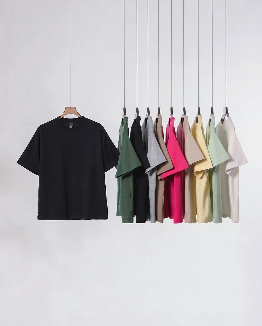 Heavyweight Boxy Crew Neck T-Shirt