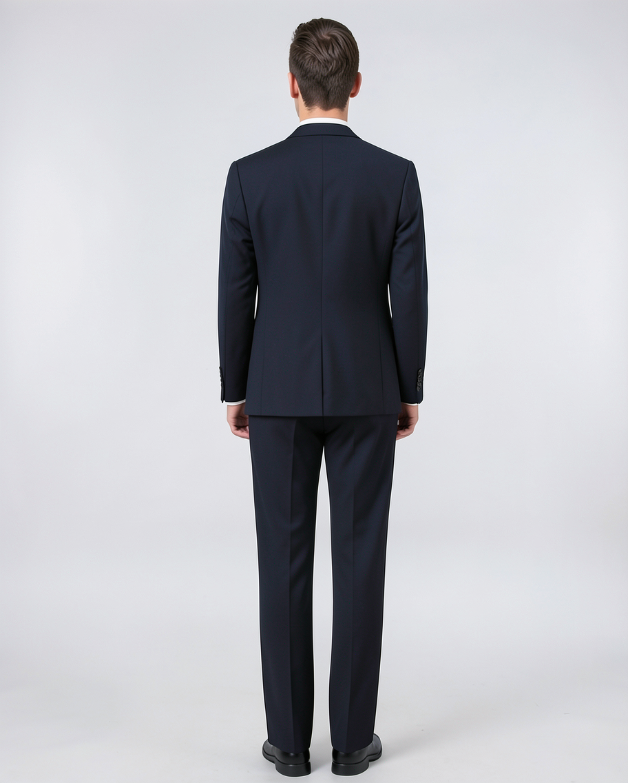Classic Wool Blend Mens Three Piece Suit