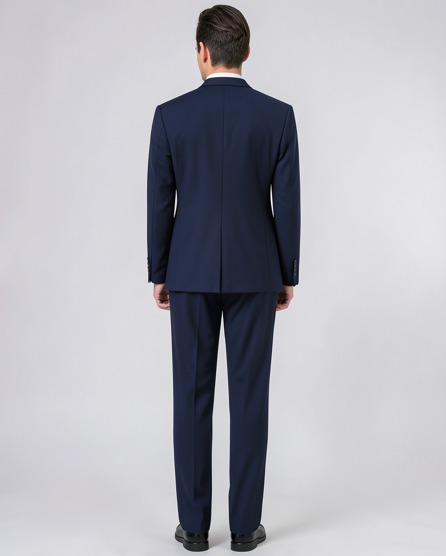 Classic Wool Blend Mens Three Piece Suit