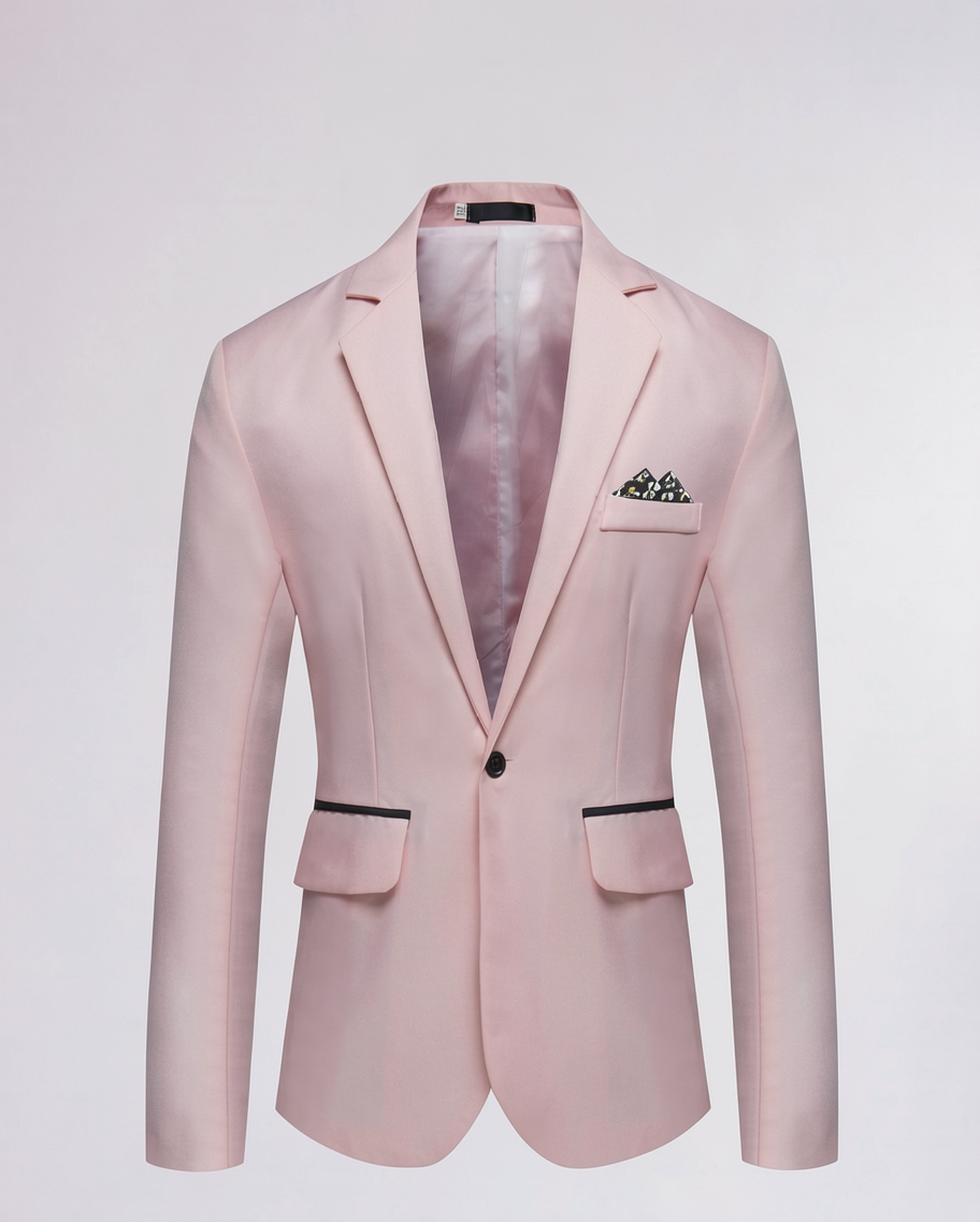 Stylish Tailored Men's Blazer Jacket for Formal Events