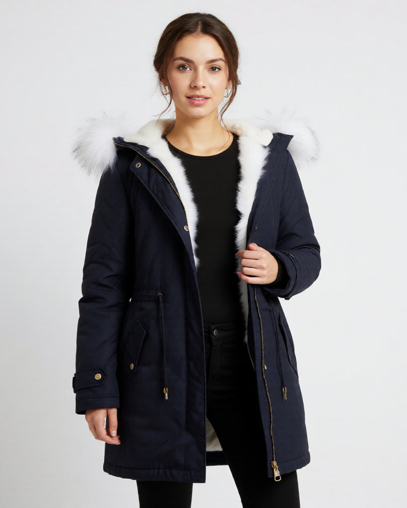 Stylish Insulated Women's Parka Jacket for Winter
