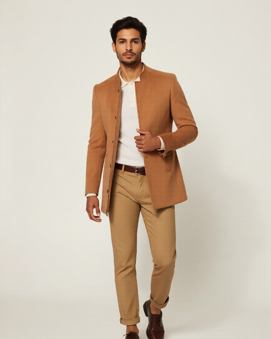 Minimalist Stylish Mens Winter Coat