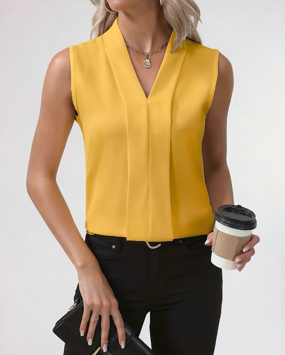 Chic Lightweight Sleeveless Blouse | Summer Tops for Women