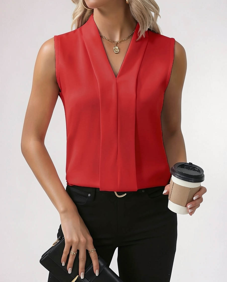 Chic Lightweight Sleeveless Blouse | Summer Tops for Women