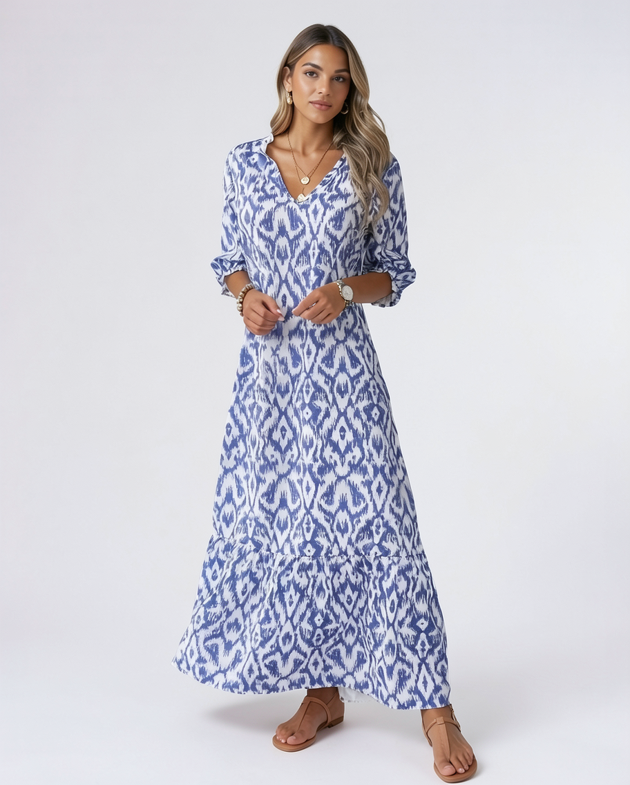 Elegant Flowy Summer Maxi Dress for Women