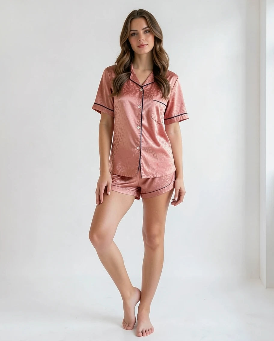 Luxurious Soft Satin Pajama Set for Women