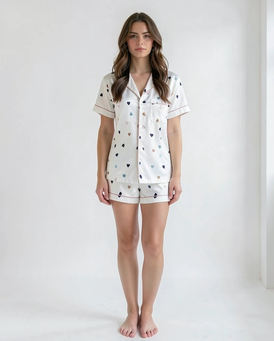 Luxurious Soft Satin Pajama Set for Women