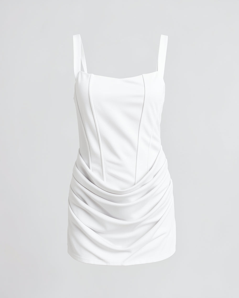 Structured Sculpting Mini Dress