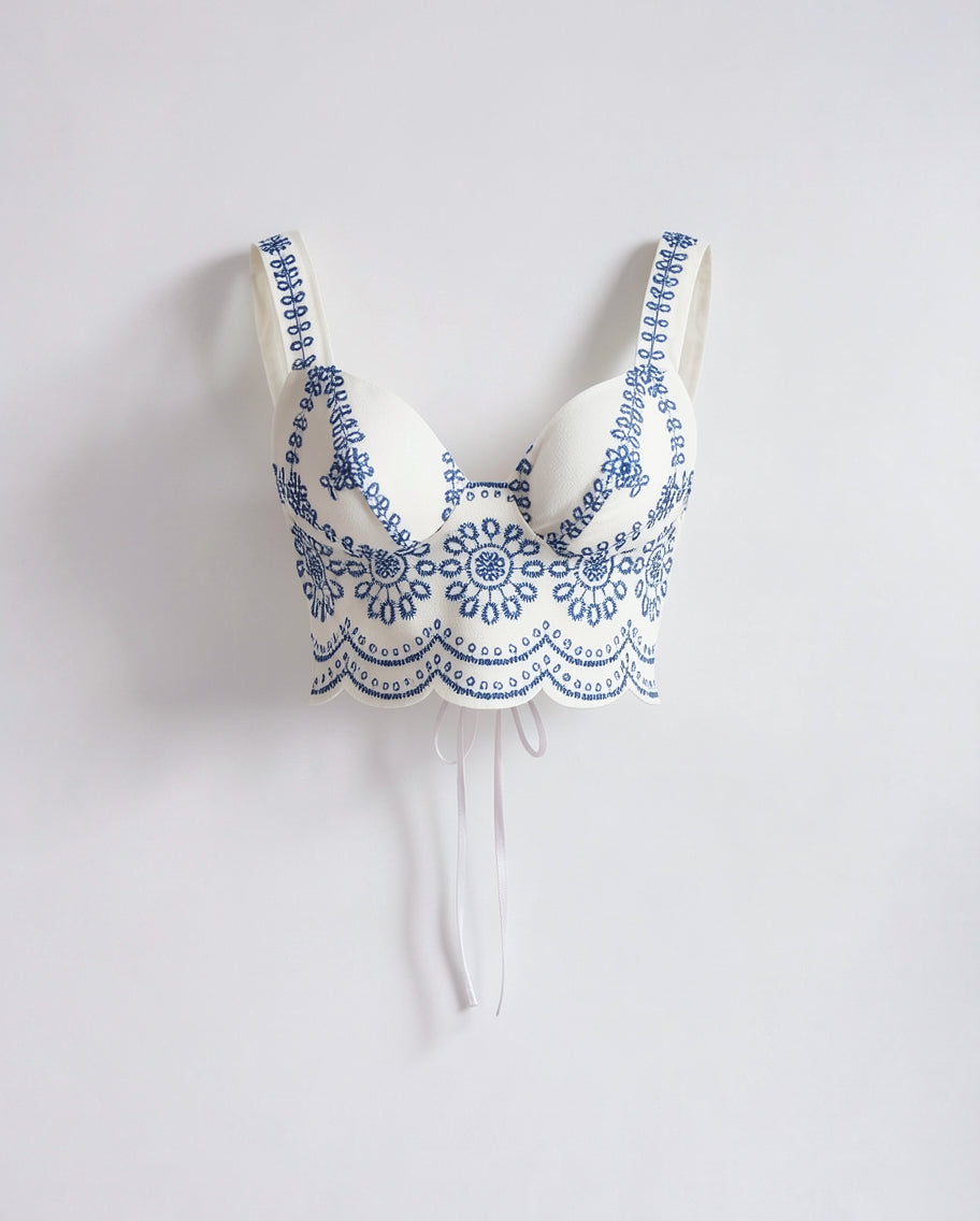 Stylish Printed Sleeveless Skirt Co Ord Set