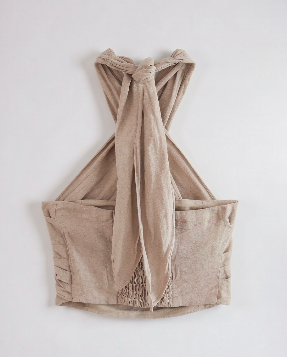 Stylish Lightweight Crisscross White Tank Top for Women