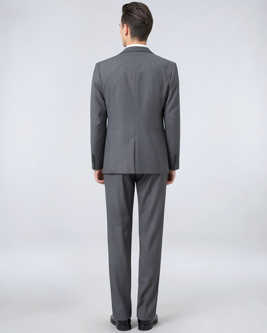Classic Wool Blend Mens Three Piece Suit