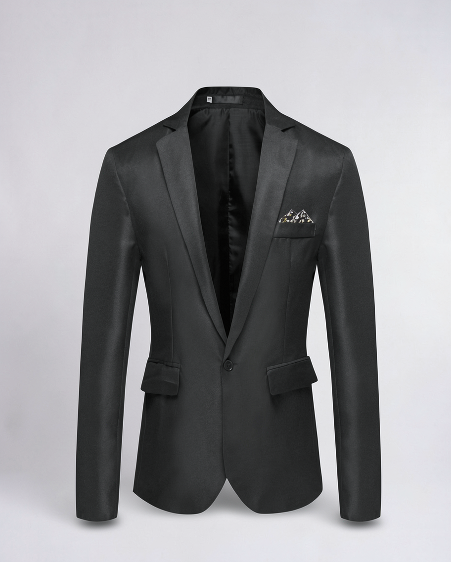 Stylish Tailored Men's Blazer Jacket for Formal Events