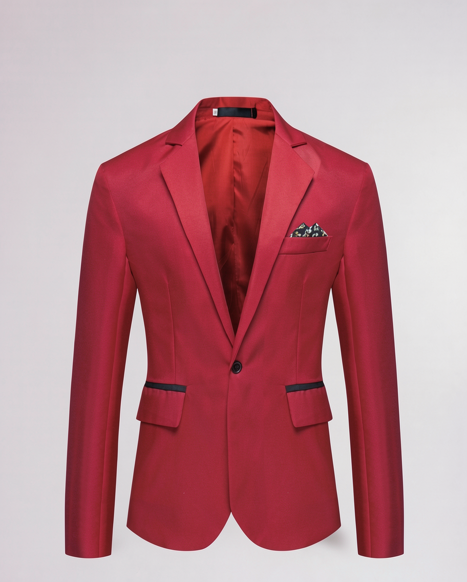 Stylish Tailored Men's Blazer Jacket for Formal Events