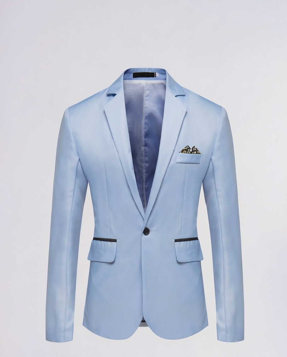 Stylish Tailored Men's Blazer Jacket for Formal Events